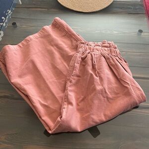 Pilcro Pink Wide Leg Pants